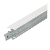 Perfil para forro Espaço Perfil Tegular branco 0,625m Perfil para forro Espaço Perfil Tegular branco 0,625m