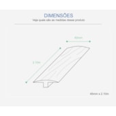 Perfil T para piso Durafloor ferrara 10 x 45 x 2100 mm