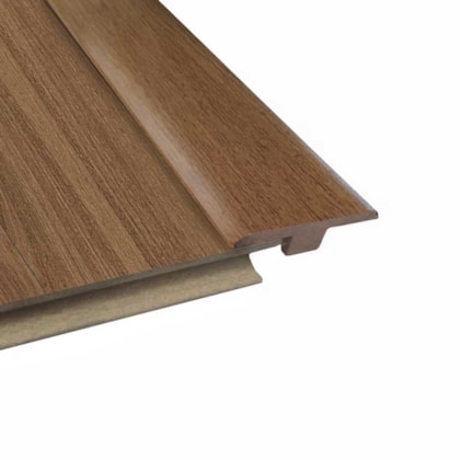 Perfil T para piso Durafloor freijó puro 10 x 45 x 2100 mm