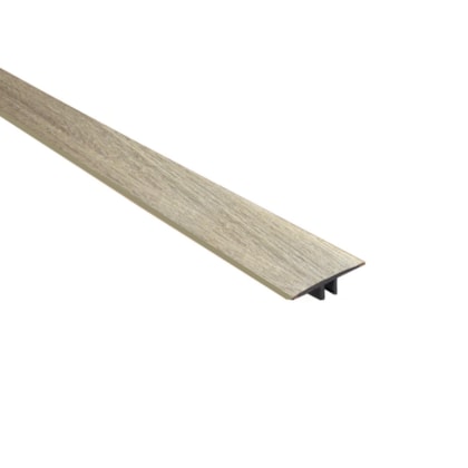 Perfil T para piso Durafloor New Way nórdica 10 x 45 x 2100 mm