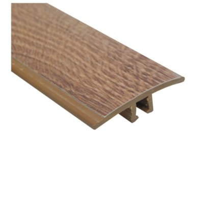 Perfil T para piso Eucafloor Tecno cor 09 10 x 37 x 1800 mm