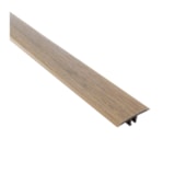 Perfil T para piso Eucafloor Tecno cor 18 10 x 37 x 1800 mm