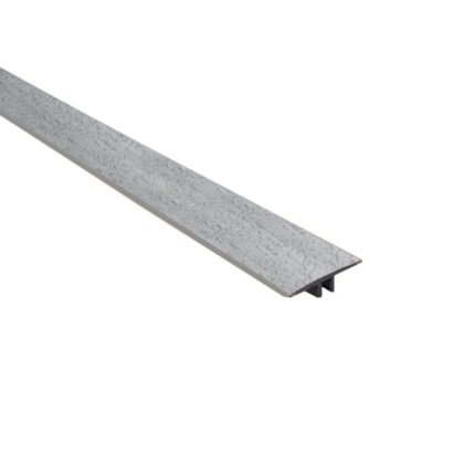 Perfil T para piso Eucafloor Tecno cor 21 10 x 37 x 1800 mm