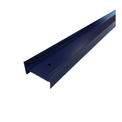 Perfil travessa H-NTR divisória Rollfor naval azul 20 x 35 x 3000 mm