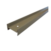 Perfil travessa H-NTR divisória Rollfor naval bege 20 x 35 x 3000 mm