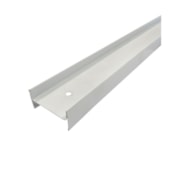 Perfil travessa H-NTR divisória Rollfor naval branco 20 x 35 x 3000 mm