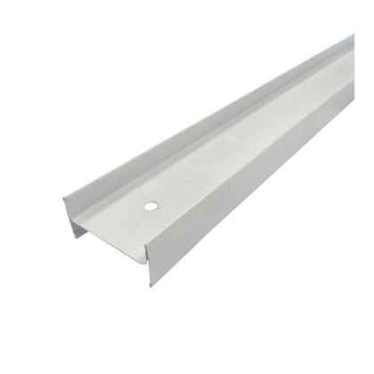 Perfil travessa H-NTR divisória Rollfor naval branco 20 x 35 x 3000 mm
