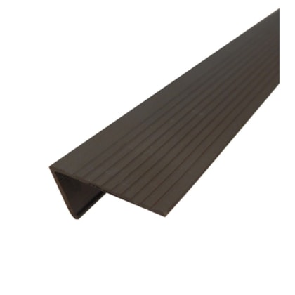 Perfil vinílico americano sem garra Bauxita bronze 3 m