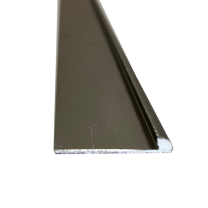 Perfil vinílico arremate slim Bauxita bronze 3 m