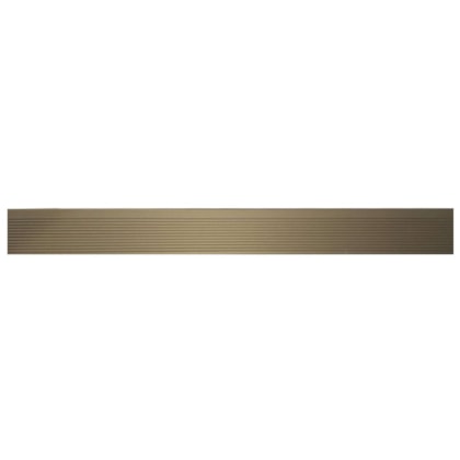 Perfil vinílico liso Isa BK 024 bronze 3 m