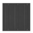 Piso de borracha Daud tátil direcional preto 5 x 250 x 250 mm