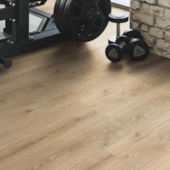 Piso laminado clicado EspaçoFloor Kaindl Aquapro Master Oak Evoke Classic