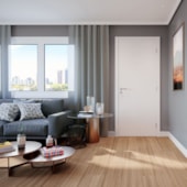 Piso laminado clicado Eucafloor Prime Max Nogueira Natural