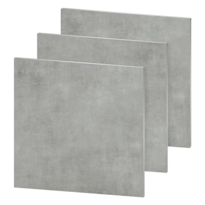 Piso vinílico Autoportante EspaçoFloor Loose Lay Plus60 cement titanium 5 mm