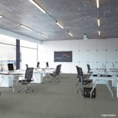 Piso vinílico colado EspaçoFloor Office Plus Carpet Gray 3 mm