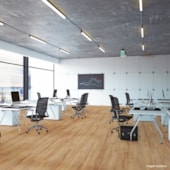 Piso vinílico colado EspaçoFloor Office Plus Plank Nature Oak 3 mm