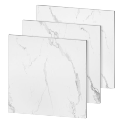 Piso vinílico colado EspaçoFloor Royal Square carrara olimpus 2 mm
