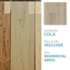 Piso vinílico colado EspaçoFloor Vintage Mild ash nevada 2 mm