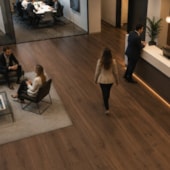 Piso vinílico SPC Clicado EspaçoFloor Solid Plank jacarandá 5 mm