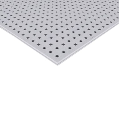 Placa de gesso furação quadrada Knauf Cleaneo 12,5 x 1200 x 2000 m