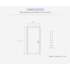 Porta para drywall esquerda E-Door M70 branco 35 x 820 x 2110 mm