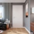 Porta pronta para alvenaria reversível e batente regulável Eucatex Madeira primer 720 x 2100 x 35 mm