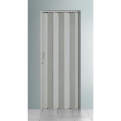 Porta sanfonada BCF cinza 72 x 210 cm