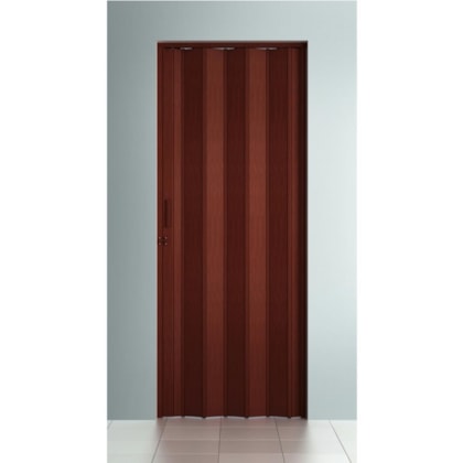 Porta sanfonada BCF mogno 84 x 210 cm