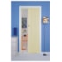 Porta sanfonada Plasbil areia 80 x 210 cm