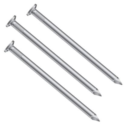 Prego de aço com cabeça Gerdau polido 18 x 27 pacote 1 kg