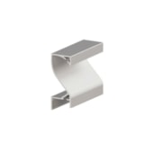 Puxador de alumínio perfil MMO 133 fosco 15 x 3000 mm