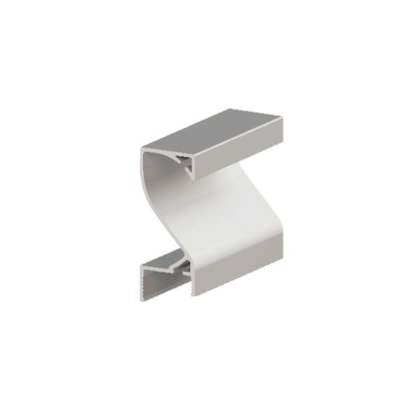 Puxador de alumínio perfil MMO 133 fosco 15 x 3000 mm