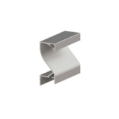 Puxador de alumínio perfil MMO 133 inox 15 x 3000 mm