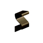 Puxador de alumínio perfil MMO 134 bronze 18 x 3000 mm