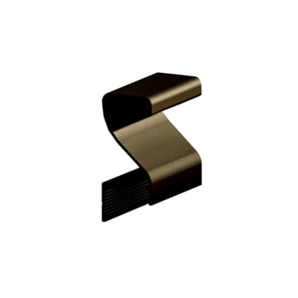 Puxador de alumínio perfil MMO 134 bronze 18 x 3000 mm