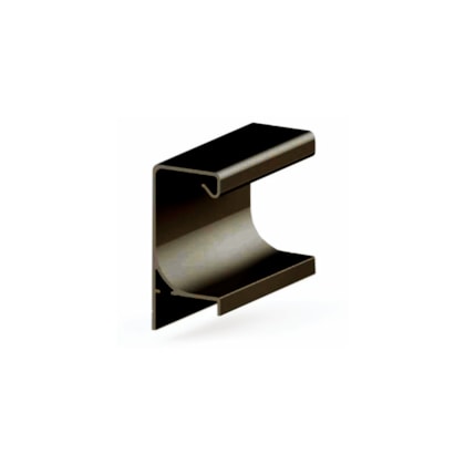 Puxador de alumínio perfil MMO 4657 bronze 18 x 3000 mm