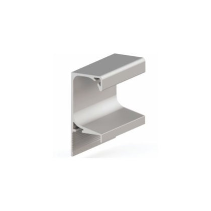 Puxador de alumínio perfil MMO 4759 fosco 15 x 3000 mm
