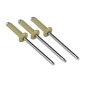 Rebite Newfix CAS314 bege 3,2 x 14 mm caixa 200 unid