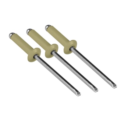 Rebite Newfix CAS314 bege 3,2 x 14 mm caixa 200 unid