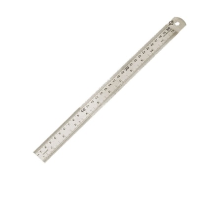 Régua de inox Brasfort 100 cm