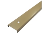 Requadro vertical liso com furo divisória Rollfor bege 0,5 x 35 x 2110 mm