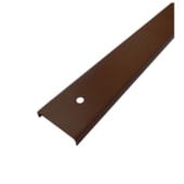 Requadro vertical Rollfor liso com furo ocre 0,5mm x 35mm x 2,11m