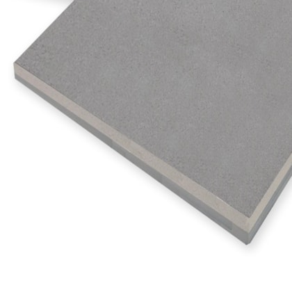 Revestimento acústico Ecophon Illtec Plano grafite 625 x 625 x 35 mm