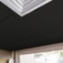 Revestimento acústico Ecophon Illtec Plano preto 625 x 625 x 35 mm