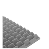 Revestimento acústico Sonique Wave Sonique Grafite 625mm x 625mm x 35mm Revestimento acústico Sonique Wave Sonique Grafite 625mm x 625mm x 35mm