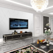 Revestimento lastra EspaçoWall Marble bianco reale 1200 x 2440 mm