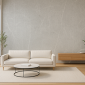 Revestimento lastra EspaçoWall Marble grigio 1200 x 2440 mm