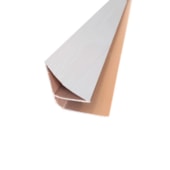 Roda forro moldura EspaçoForro Wall Angle Nature Snow 2,95m