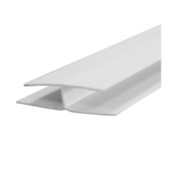 Roda forro união h Plasbil branco 3m