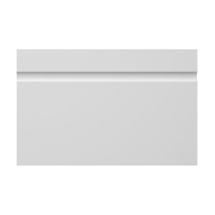 Rodapé de MDF de mdf Durafloor Easy Branco Polar 12cm x 18mm x 2,1m